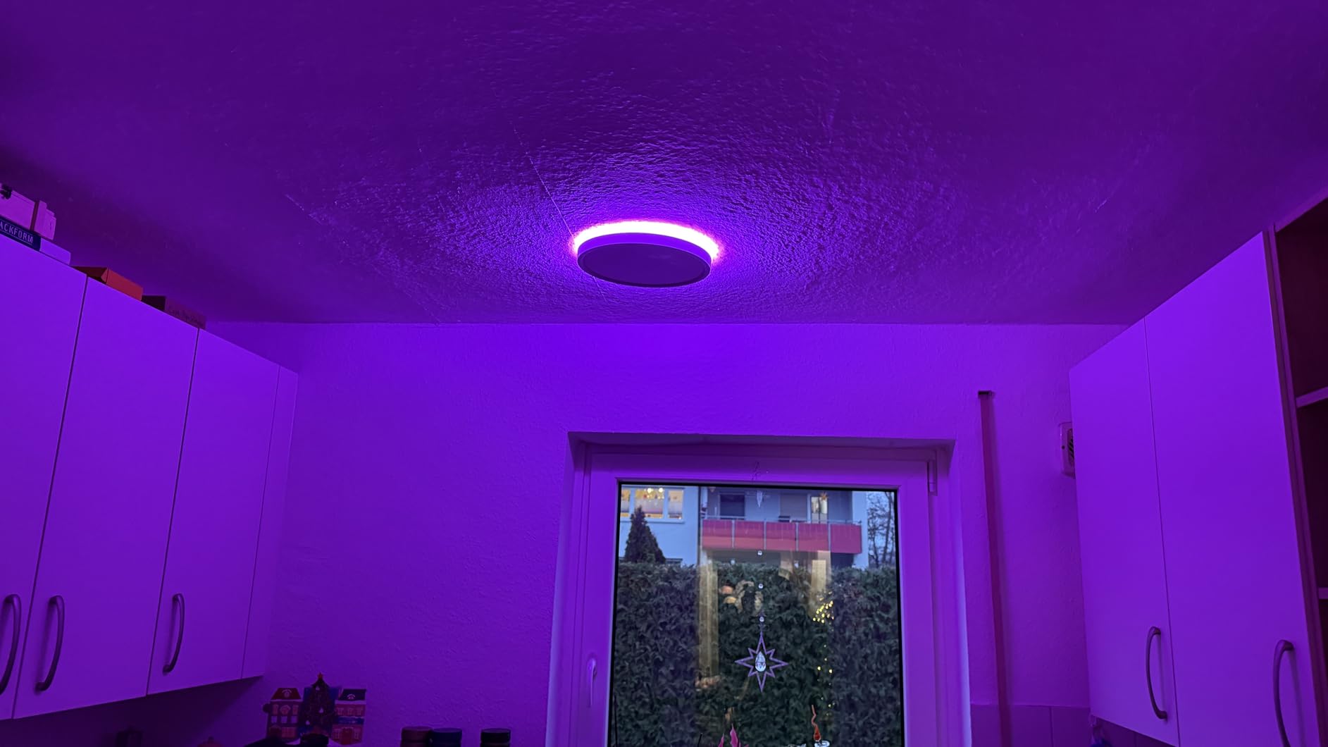 Modlicht LED Deckenleuchte 28W Ø30cm Weiß RGBIC Smart