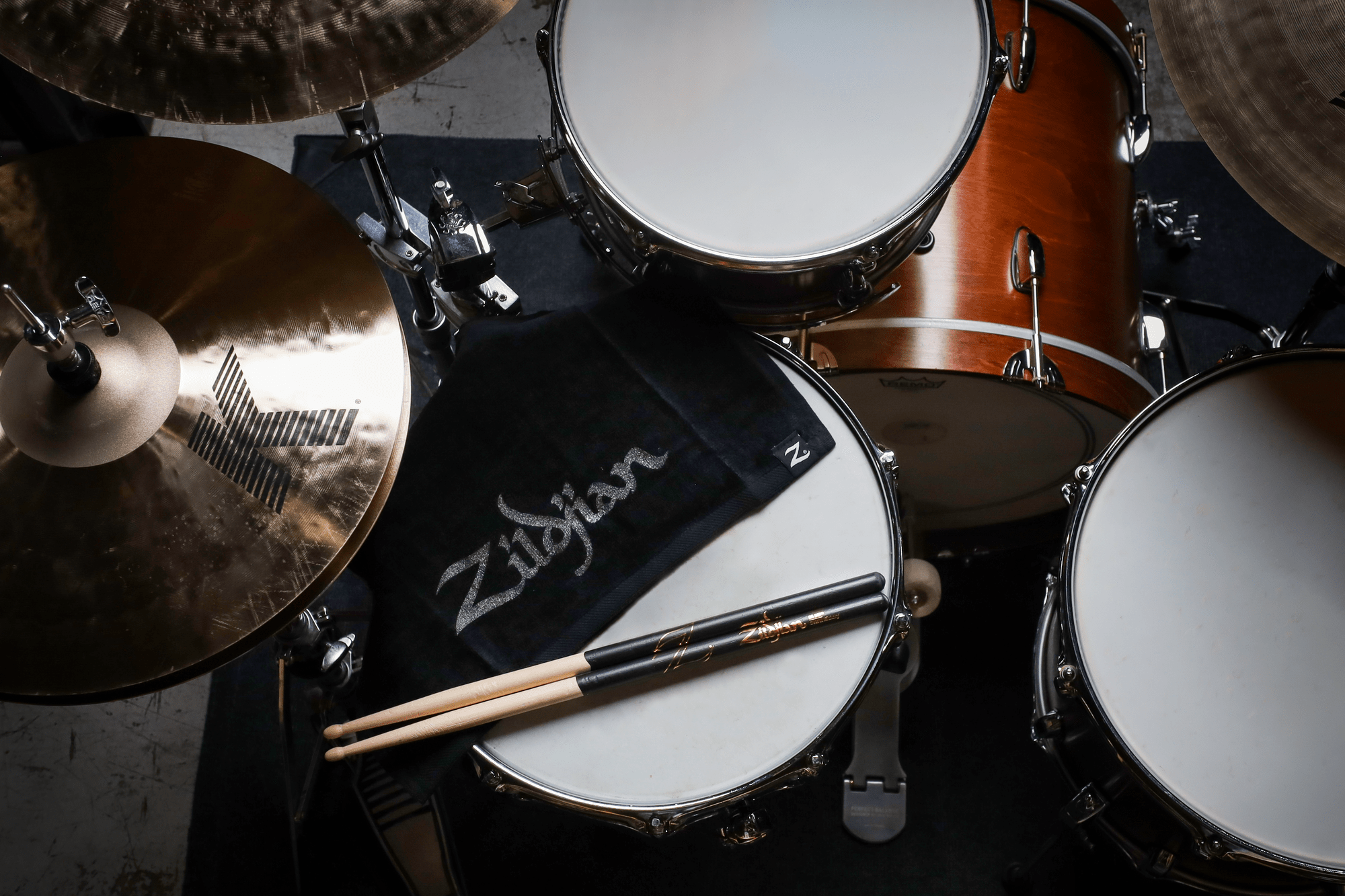 Zildjian Drummer's Towel Handtuch Schwarz saugfähig