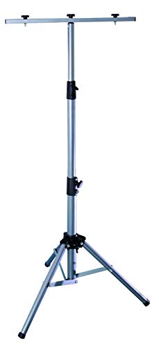 Ledino Stativ für LED-Strahler 122 cm Silber faltbar