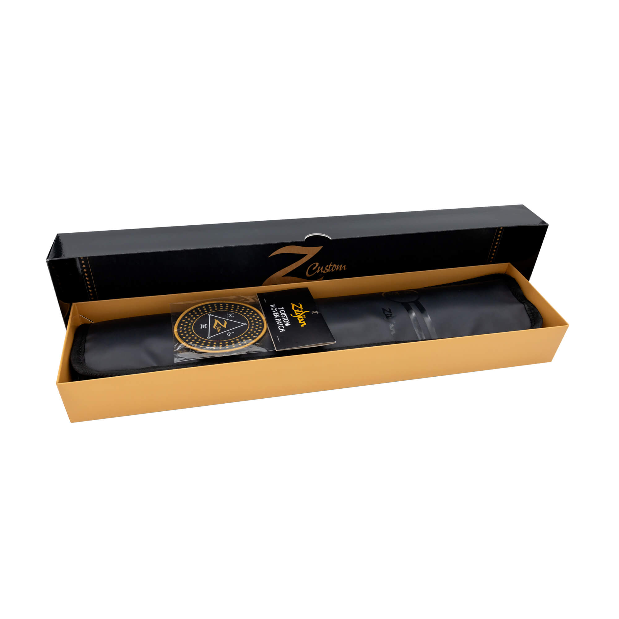 Zildjian Z Custom 5A Drumsticks Limited Bundle Schwarz Gold