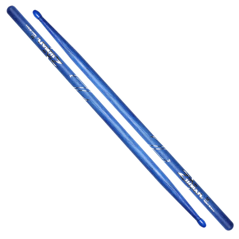Zildjian 5A Nylon Blue Drumsticks Hickory blau