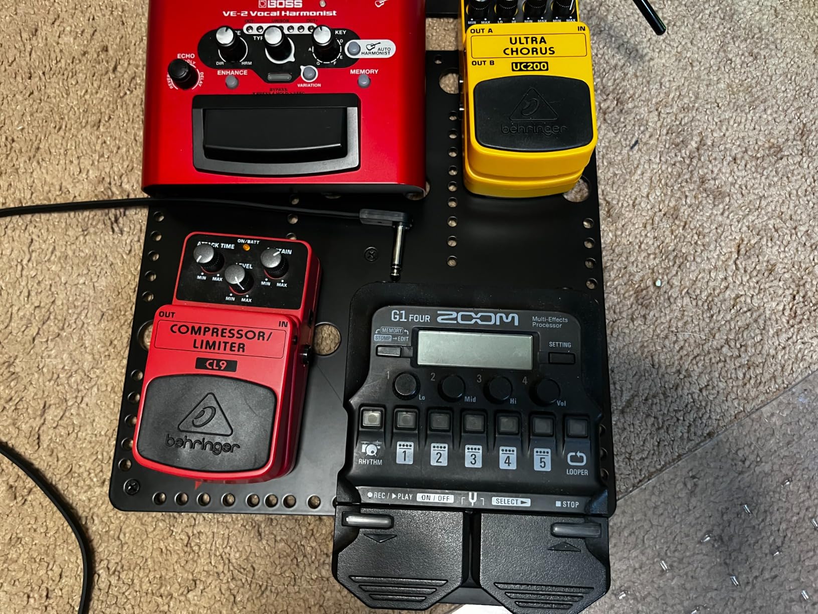 Gator Pedalboards GPB-POCKETBOARD Pedalboard Metall 26x27cm 8 Pedale