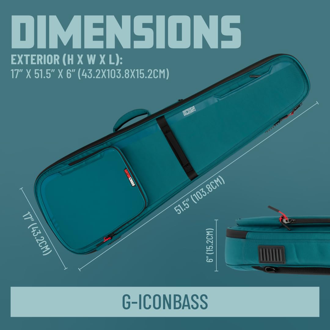 Gator G-ICONBASS ICON Gigbag Bassgitarre 1000D Nylon