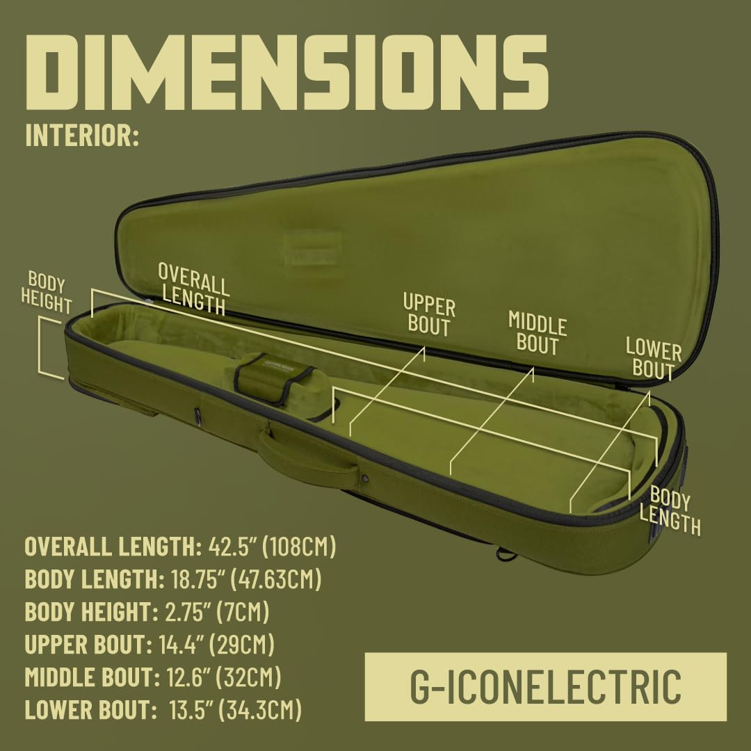 Gator G-ICONELECTRIC ICON Gigbag E-Gitarre 1000D Nylon