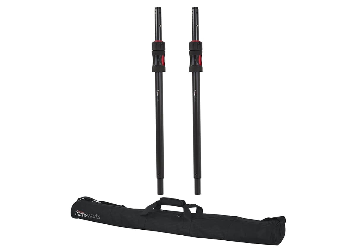 Gator Frameworks GFW-ID-SPKR-SPSET Lautsprecher-Stativ 2er-Set 94-145 cm