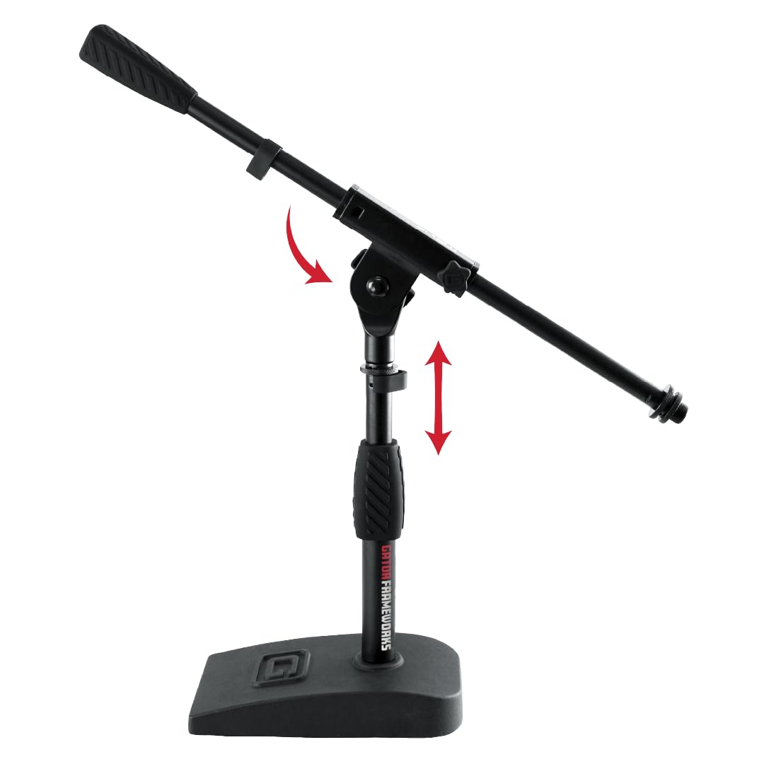 Gator Frameworks GFW-MIC-0821 Mikrofonständer Weighted Base Galgen