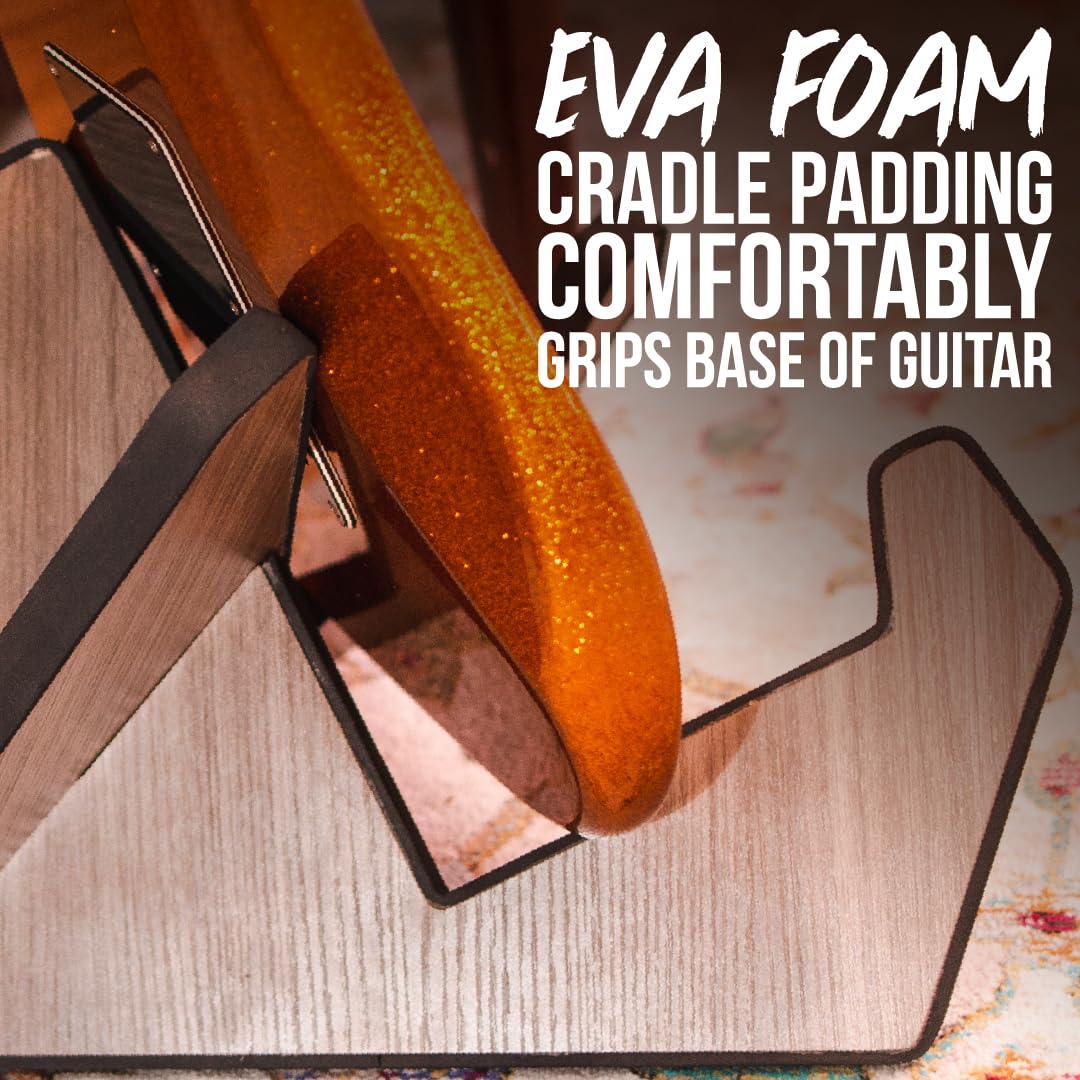 Gator Frameworks Elite GFW-ELITEGTRXSTD Gitarrenständer Holz Grau