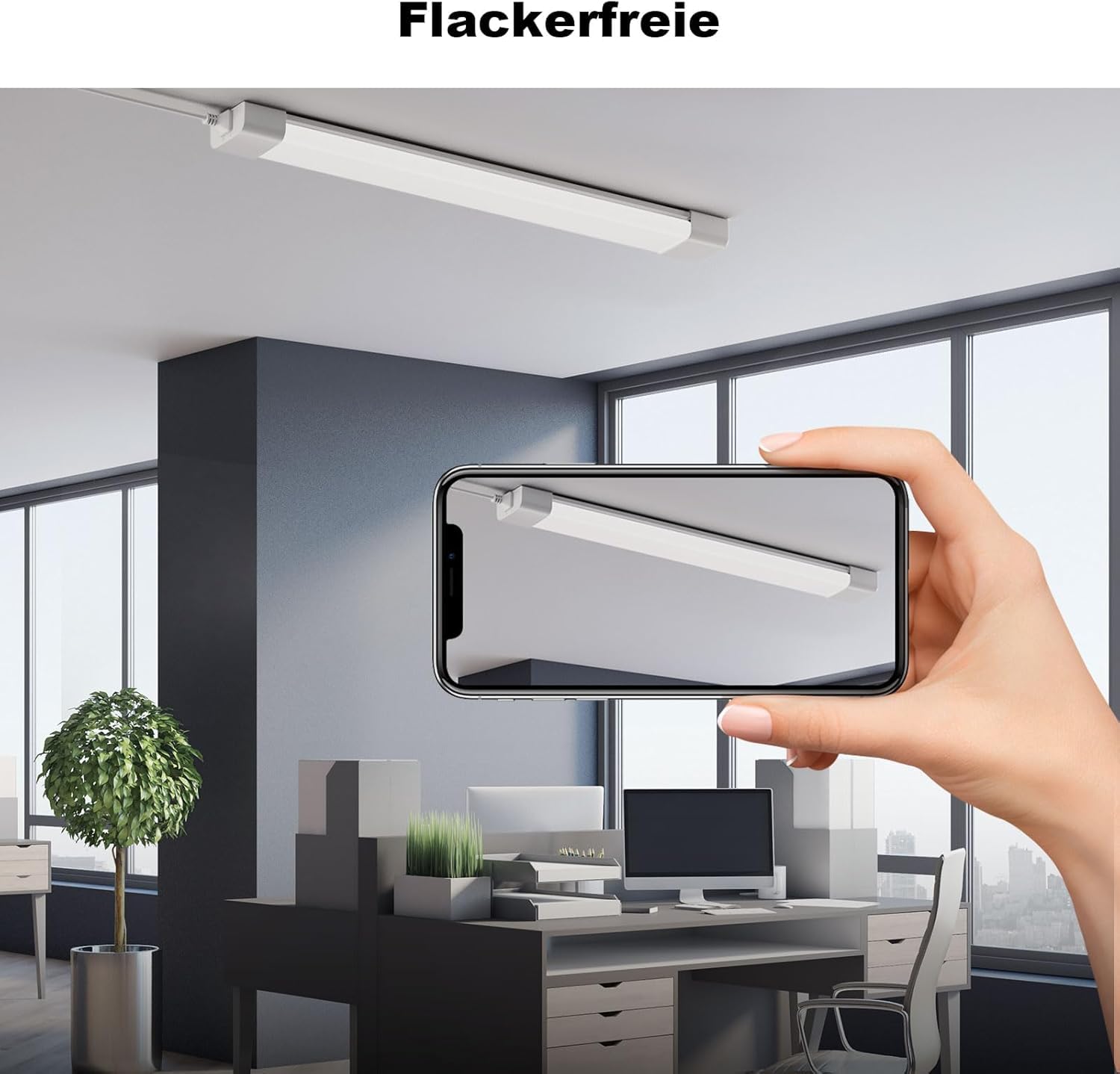 Modlicht LED Feuchtraumleuchte 120cm 36W neutralweiß