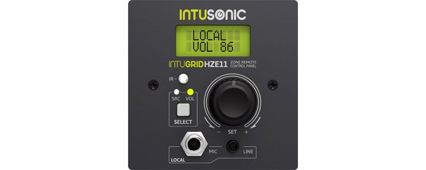 INTUSONIC INTUGRID HZE11 Wandpanel Zonensteuerung +IR