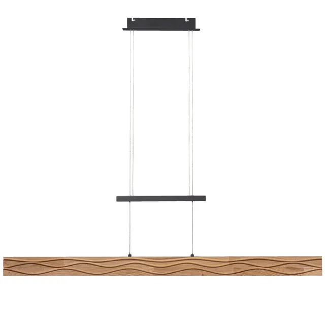 Elobra Atacama Pendelleuchte Eiche LED 18W 1950lm dimmbar