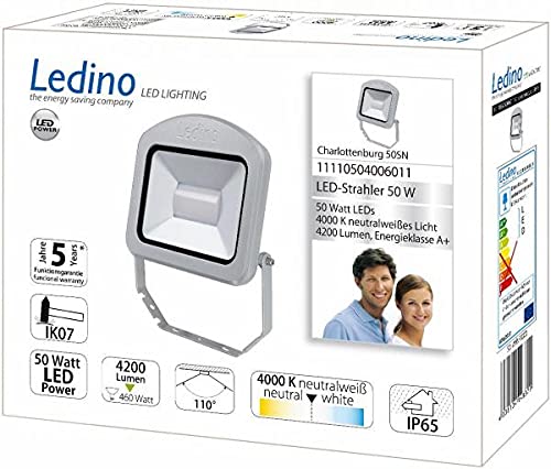Ledino Charlottenburg 50SN LED-Strahler silber 4000K dimmbar
