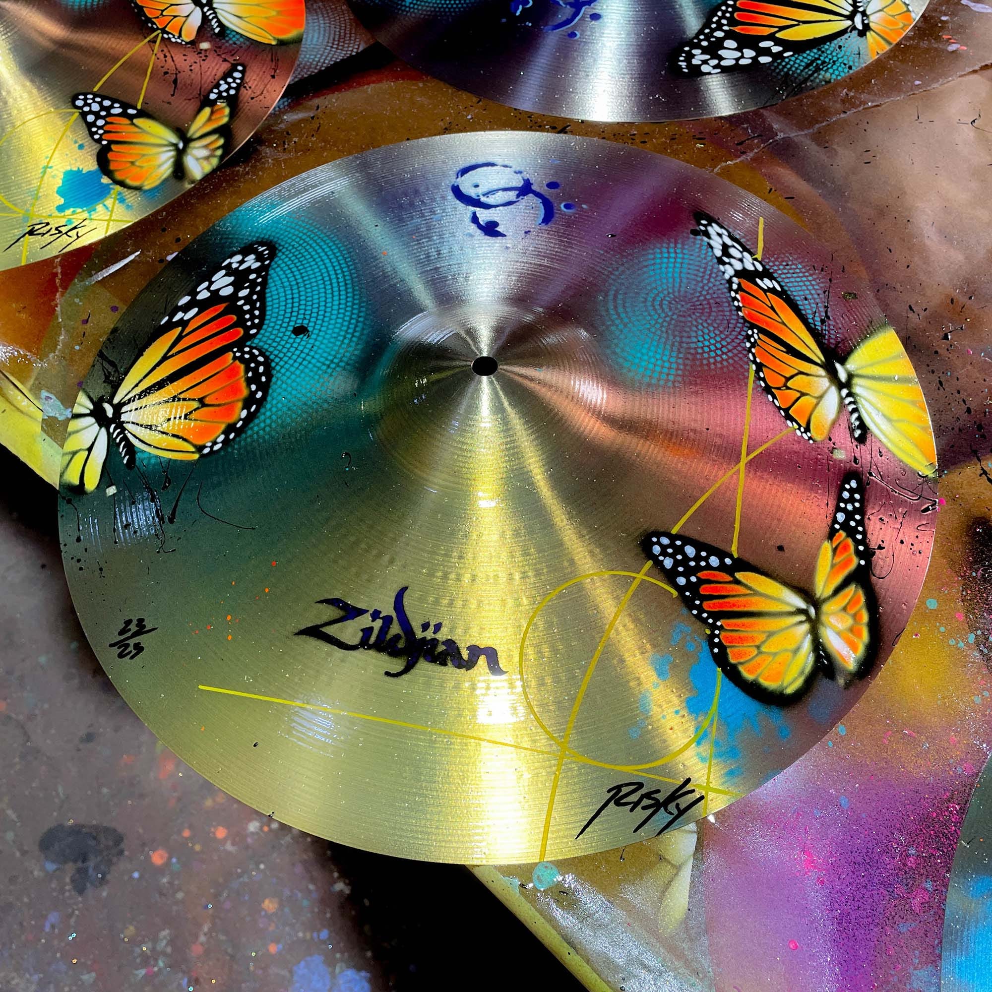 Zildjian X Risk Cymbal Print Bild limitiert gerahmt