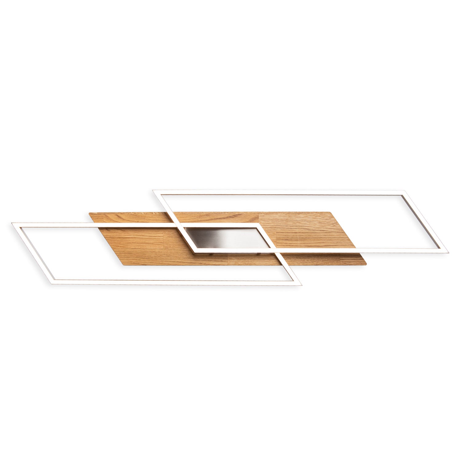 Elobra Living Panama XL Deckenleuchte Eiche dimmbar