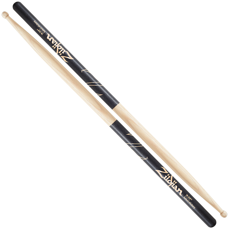 Zildjian 7A DIP Drumsticks Hickory mit Grip