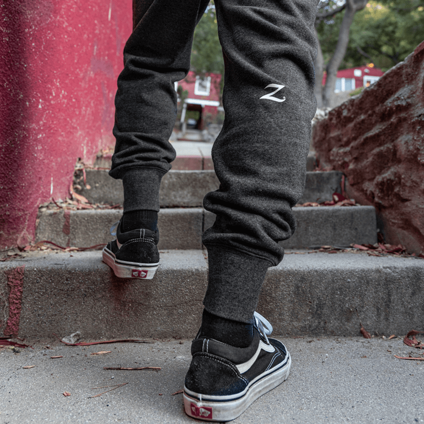 Zildjian Gray Fleece Joggers Jogginghose Grau