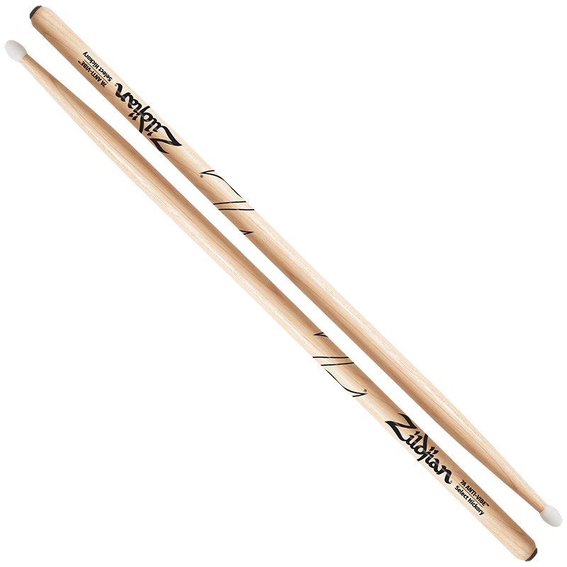 Zildjian 7A Anti-Vibe Drumsticks Nylon-Tip Holz