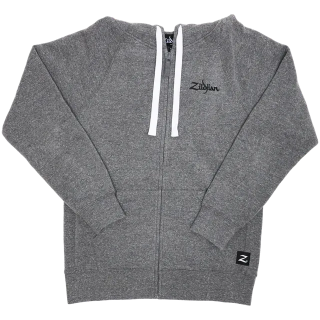 Zildjian Apparel Gray Zip Hoodie Kapuzenjacke grau Logo