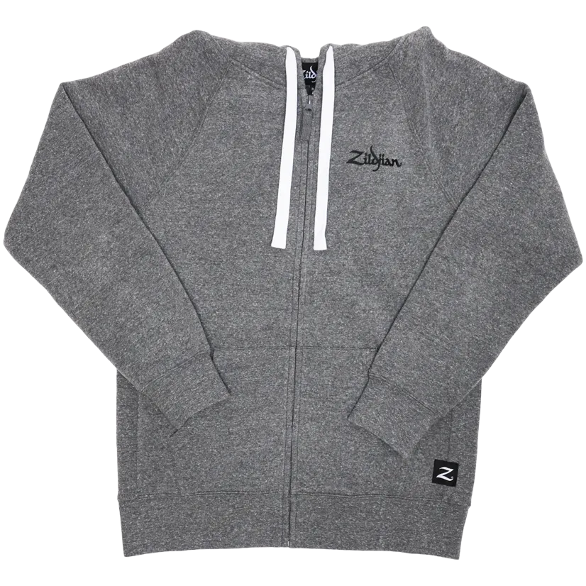 Zildjian Apparel Gray Zip Hoodie Kapuzenjacke grau Logo
