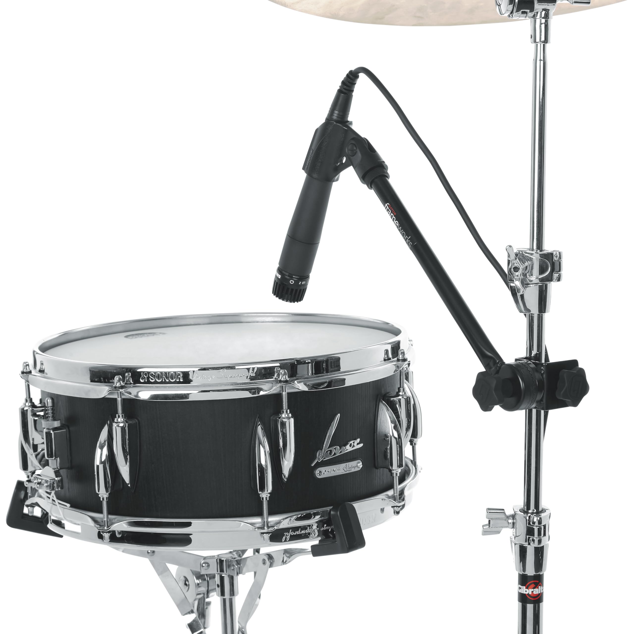 Gator GFW-MIC-CLMPBM9 Mini Gelenkarm Klemm Mikrofonhalter 23cm