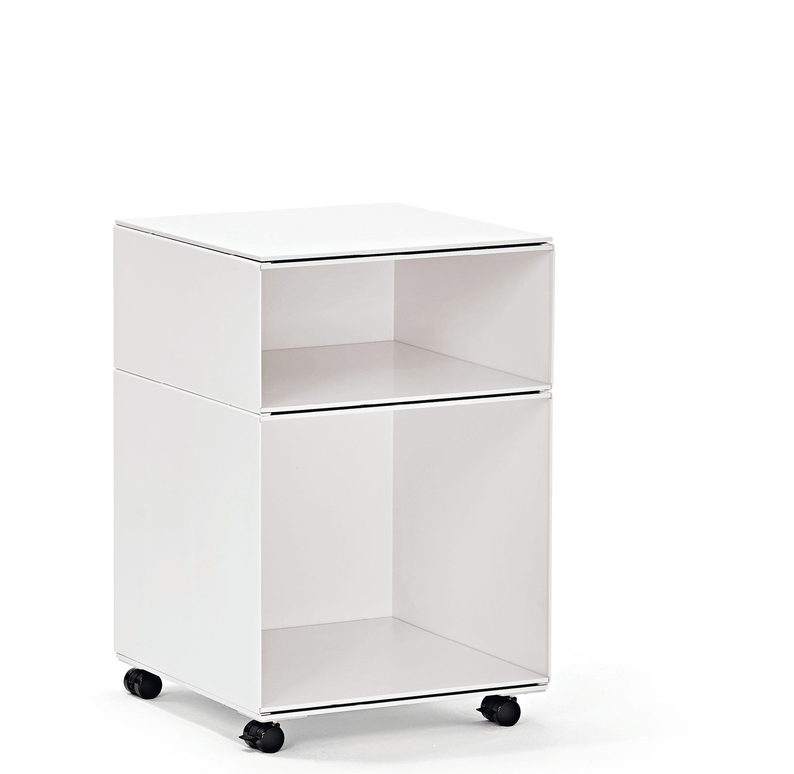 Richard Lampert STAK Regal Stahlblech Holz Rollcontainer