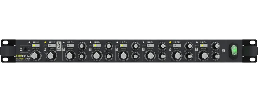 INTUSONIC INTUWORX DLA26 Splitter 2-in-6 Zonen mit EQ