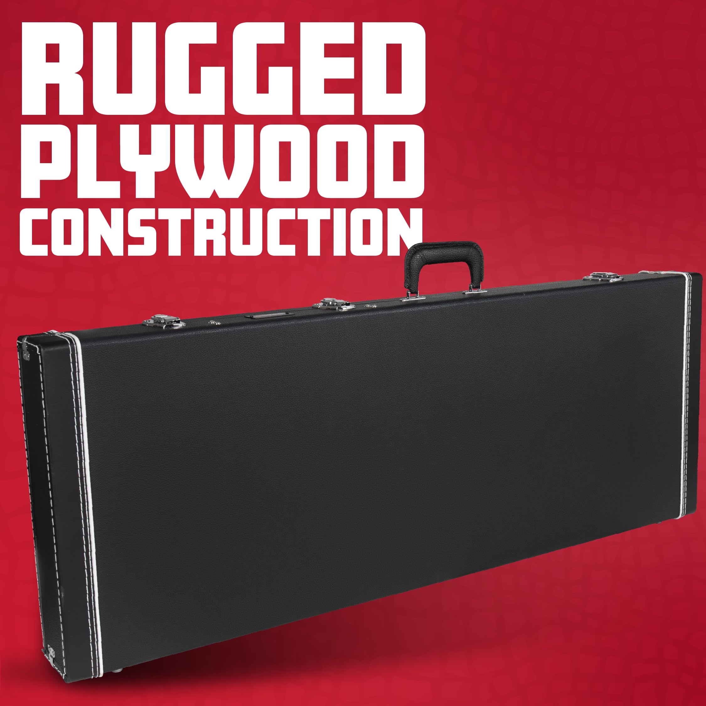 Gator GW-EXP Deluxe Holzkoffer Explorer Gitarrenkoffer Plüsch