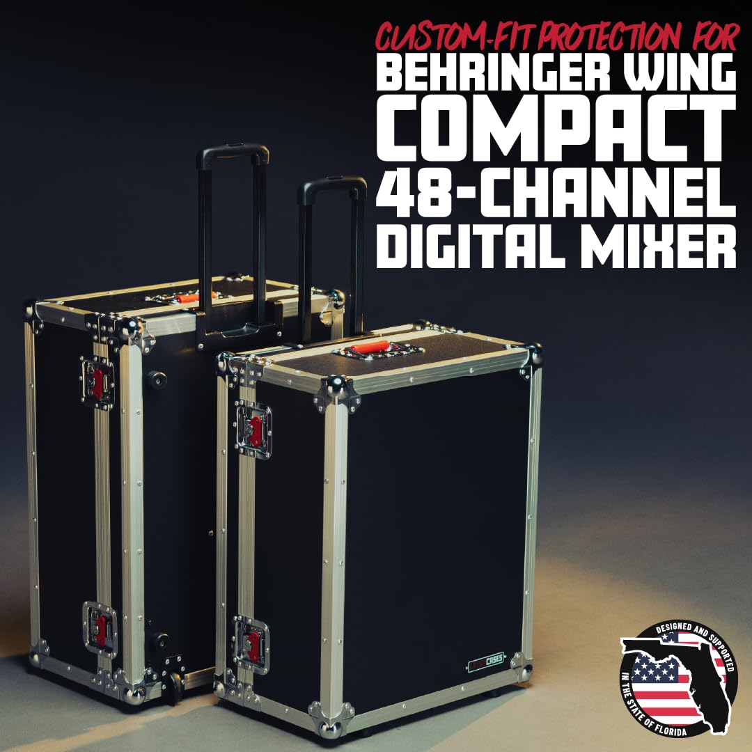 Gator GTOUR Wing Compact Mixer-Case mit Doghouse