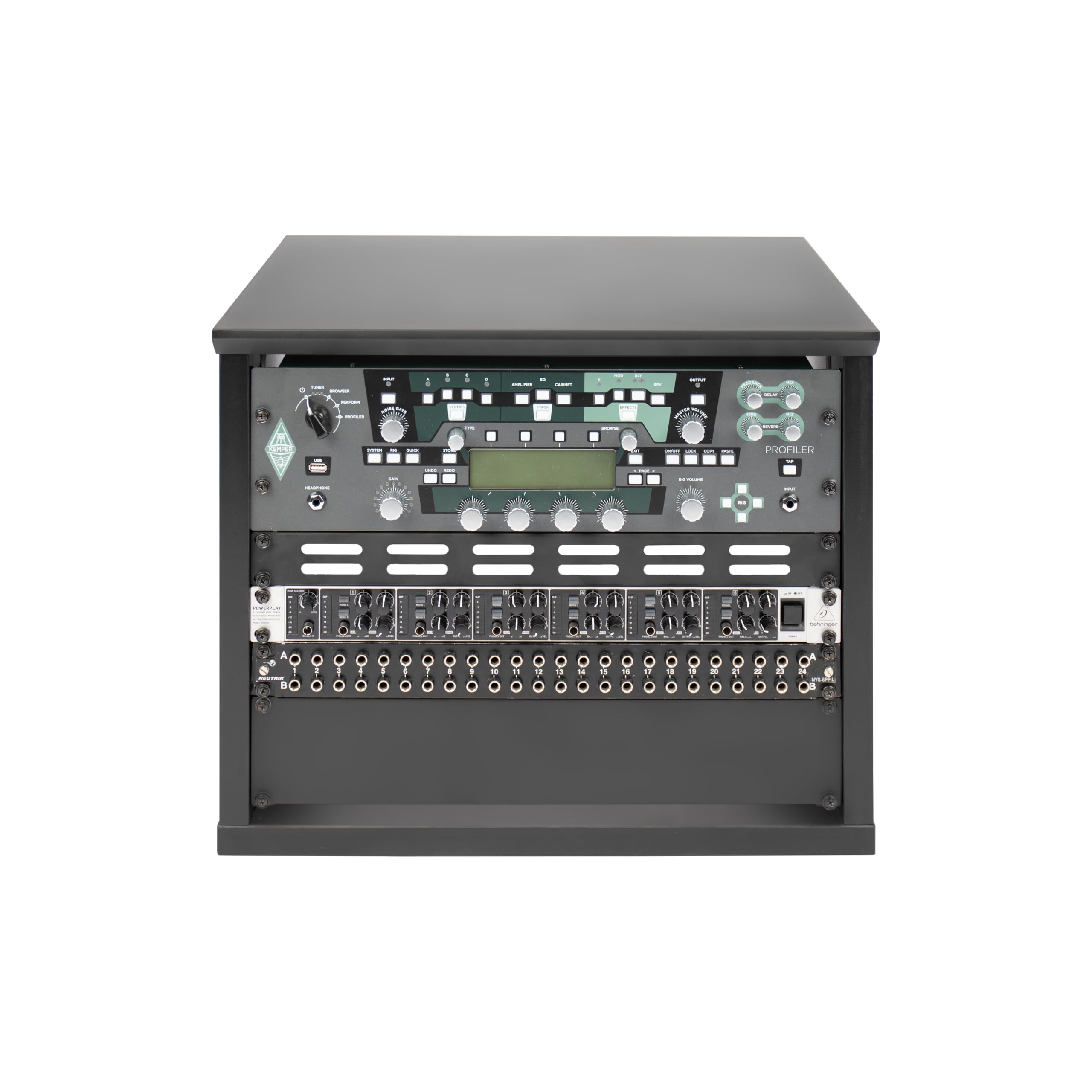 Gator GFW-ELITERK-8U-BLK Studio Rack 8U schwarz Holz