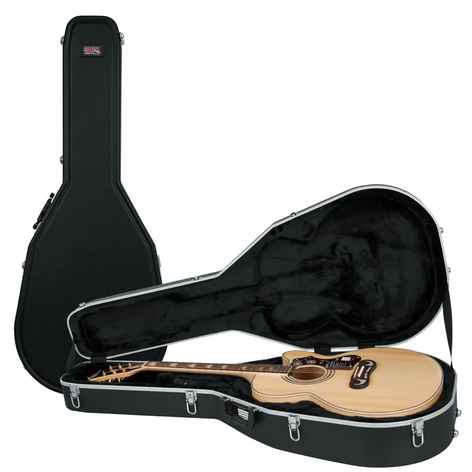 Gator GC-Jumbo Gitarrenkoffer Jumbo Akustik ABS schwarz