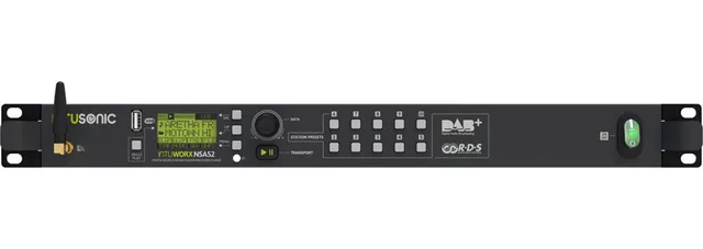 INTUSONIC INTUWORX NSA52 Audioquelle DAB+ USB 19 Zoll 1HE