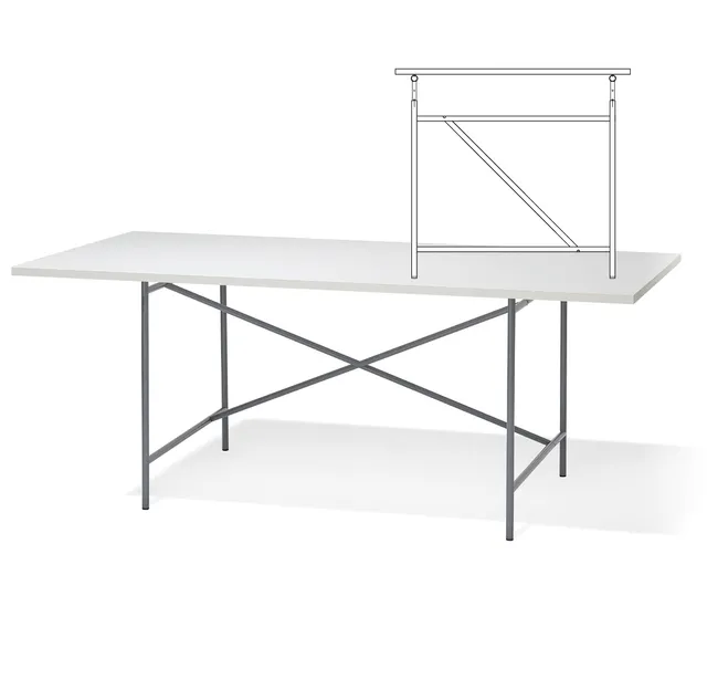 Richard Lampert Eiermann 1 Tisch Basaltgrau Gebrauchsspuren