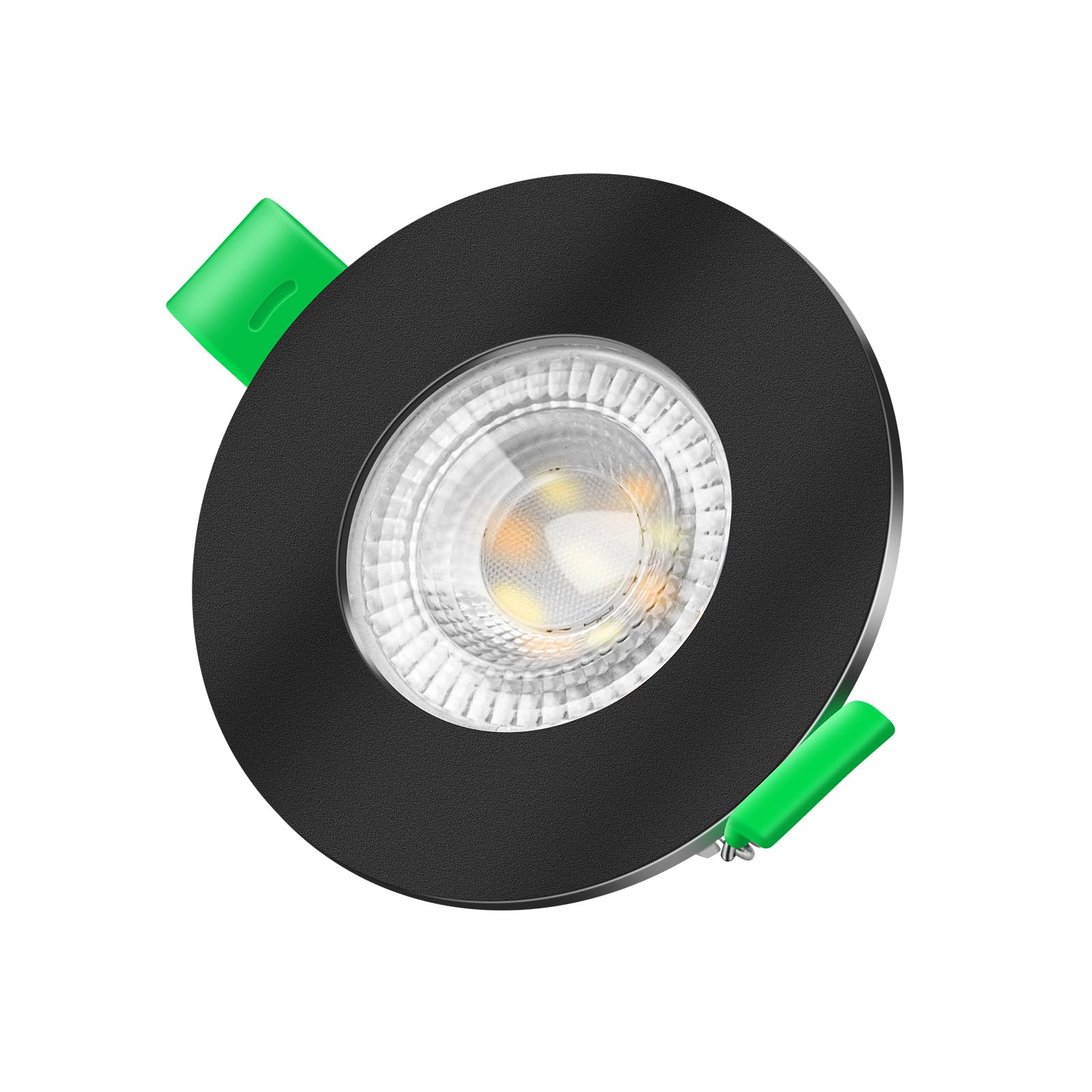 Alusso Einbaustrahler 6W Schwarz flach dimmbar 6er LED
