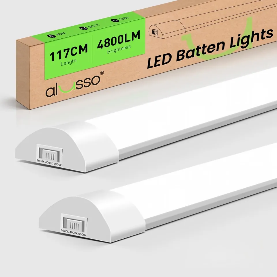 Alusso LED Röhre 117cm 40W 2er Set 3CCT IP20