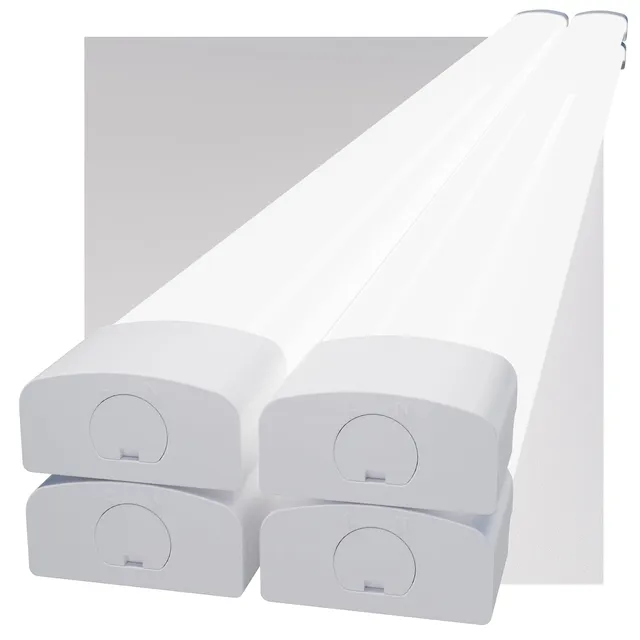 Modlicht LED Feuchtraumleuchte 150cm kaltweiss 4er Set 5000K