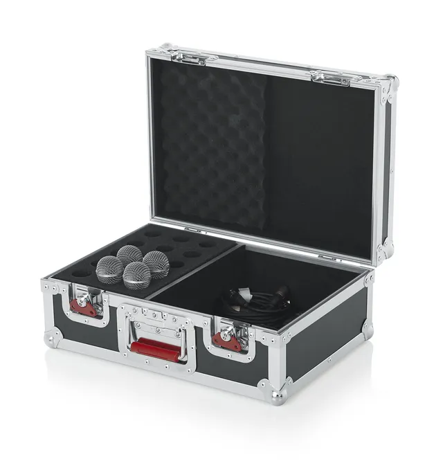 Gator G-TOUR M15 Mikrofonkoffer für 15 Mikrofone Schaumstoff