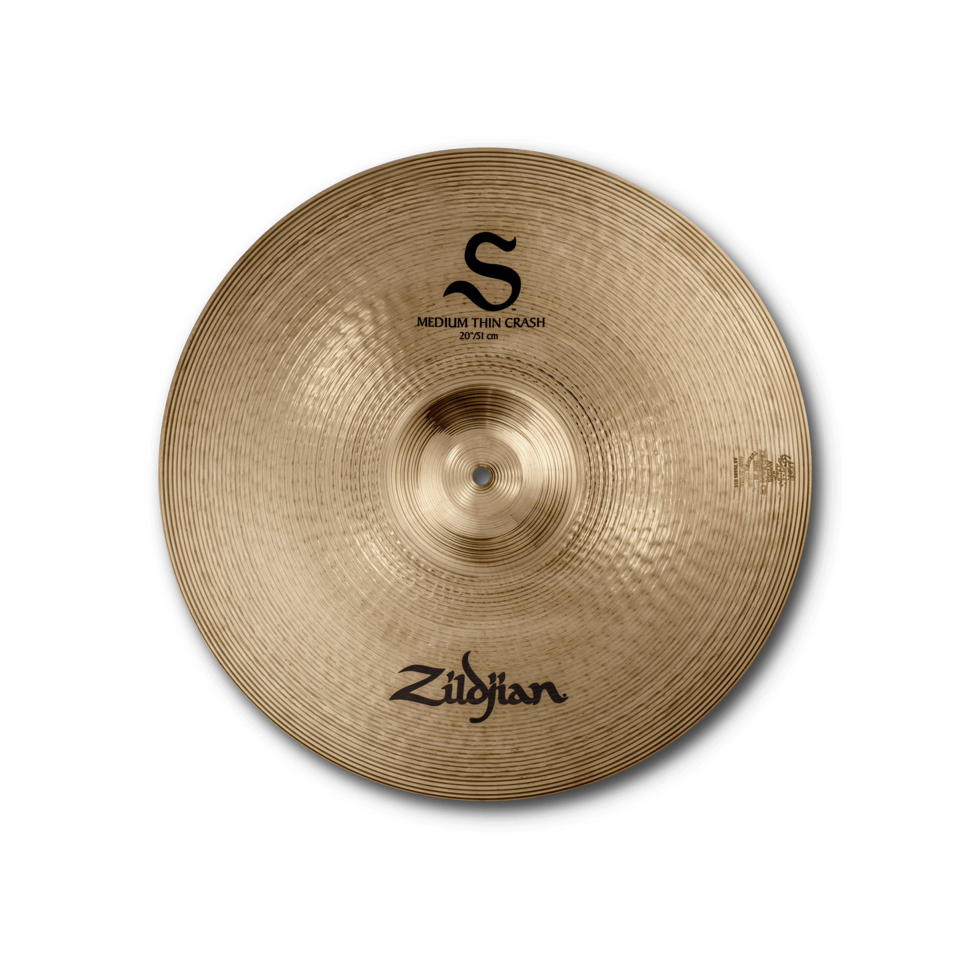 Zildjian S Medium Thin Crash Becken 16 Zoll hell
