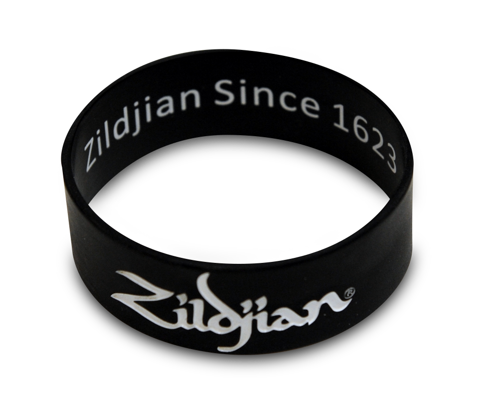 Zildjian Silicone Wrist Band Armband Schwarz