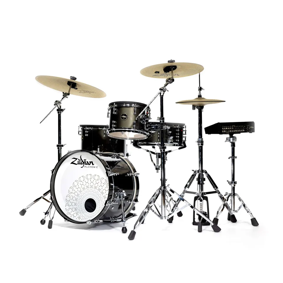 Zildjian ALCHEM-E Gold E-Drum Set mit E-Family Becken