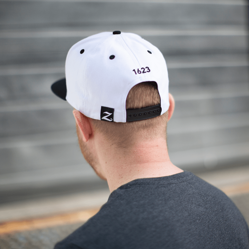 Zildjian 6-Panel Snapback Cap weiß Acryl Einheitsgröße