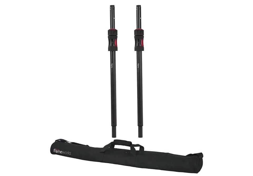 Gator Frameworks GFW-ID-SPKR-SPSET Lautsprecher-Stativ 2er-Set 94-145 cm