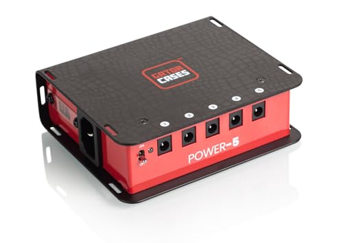 Gator GTR-PWR-5-L Pedalboard Netzteil 5 Ausgänge 9V