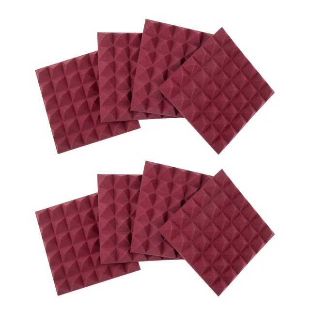 Gator Frameworks Akustikpanel 12x12 Burgundy 8er Set
