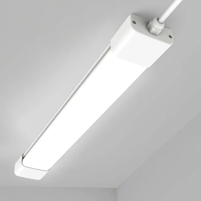 Modlicht LED Feuchtraumleuchte 60cm 18W Wannenleuchte 4000K 1x