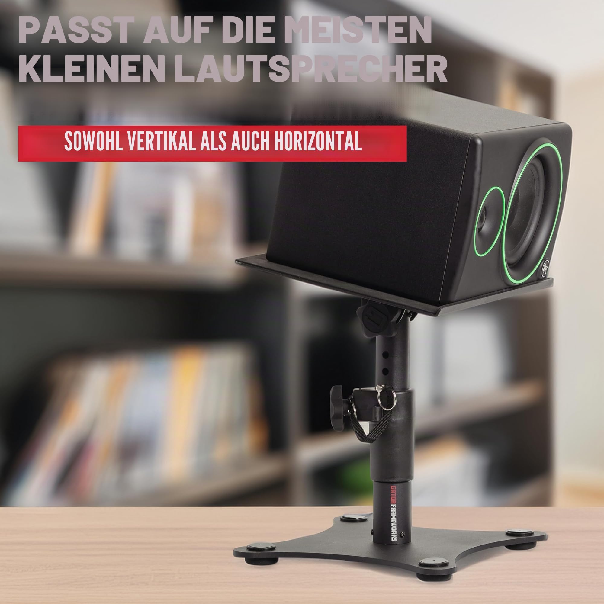 Gator Speakers GFWSPKSTMNDSK Monitorständer 2er-Set neigbar