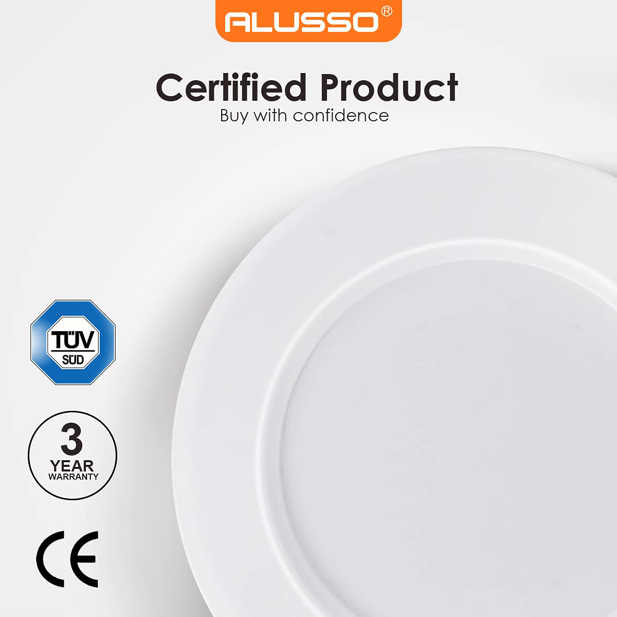 Alusso LED Einbaustrahler 6W Kaltweiß wasserdicht