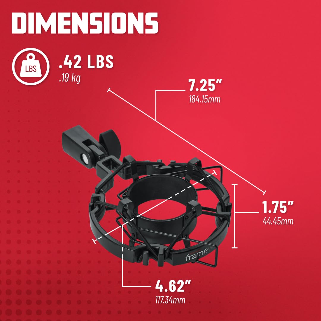 Gator Frameworks GFW-MIC-SM5560 Mikrofon-Spinne 55-60 mm groß