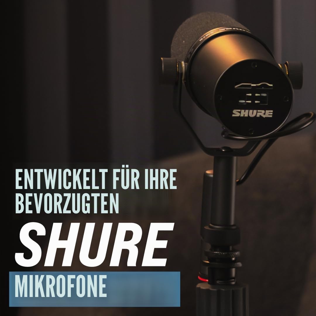 Gator Shure SH-DESKTOP1 Desktop-Mikrofonständer schwarz höhenverstellbar