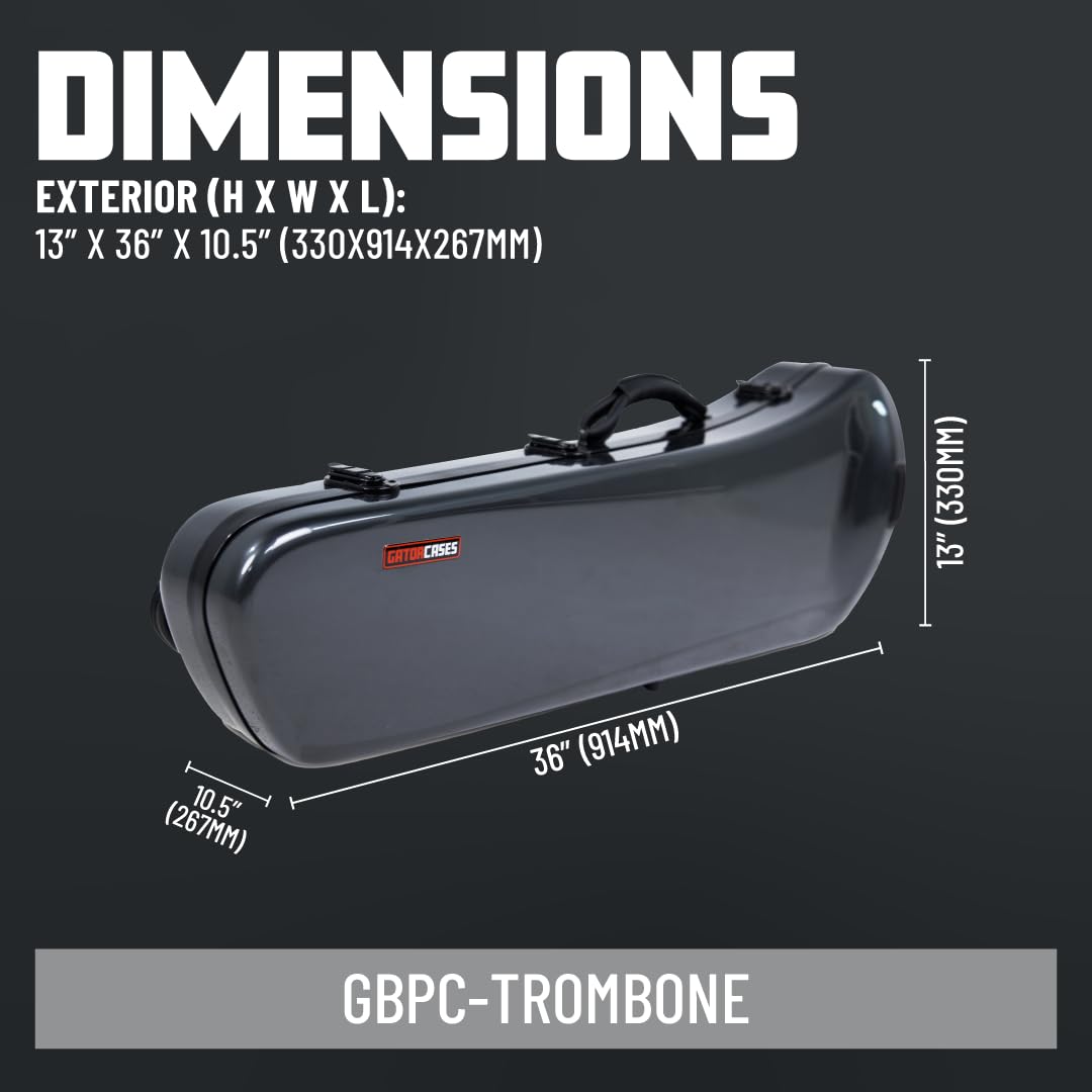 Gator GBPC-Trombone Presto Pro Posaunen-Koffer Hartschale