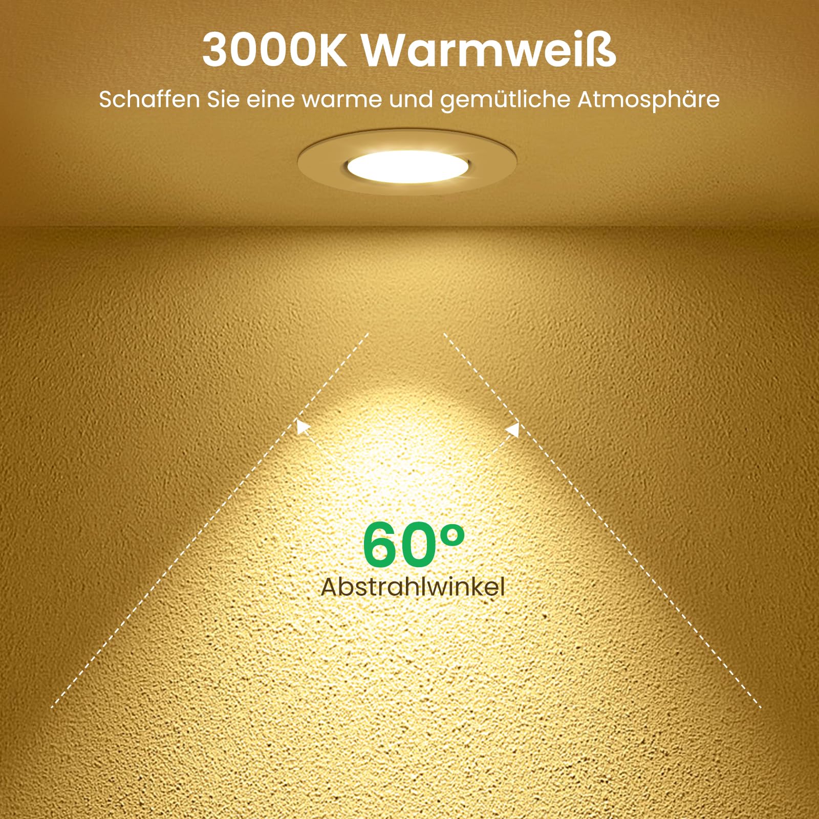 Alusso Bulb LED-Modul 5W 3000K 6er Pack GU10 Ersatz
