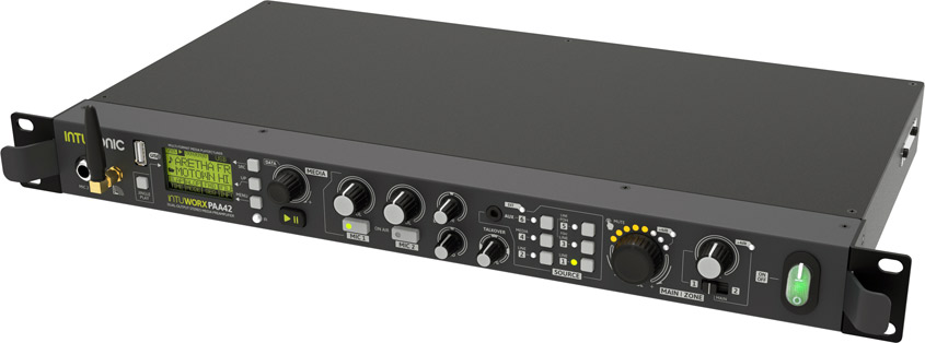 INTUSONIC INTUWORX PAA42 Mixer Media 6-Kanal USB FM
